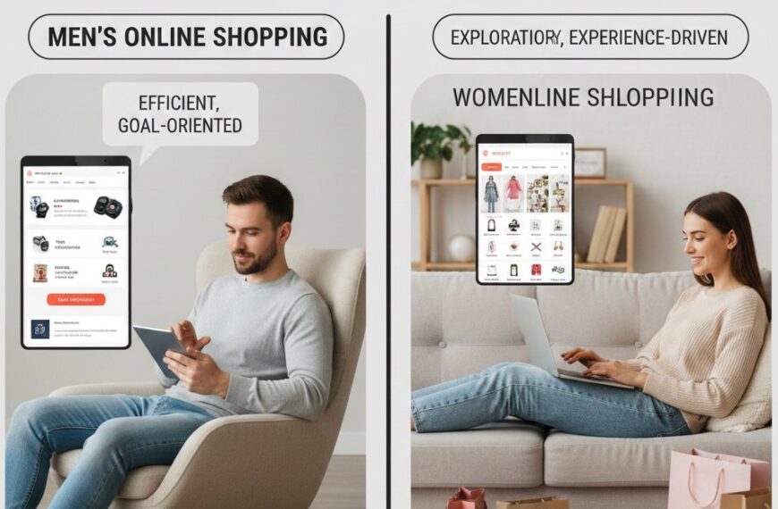verschil tussen online shopgedrag mannen en vrouwen